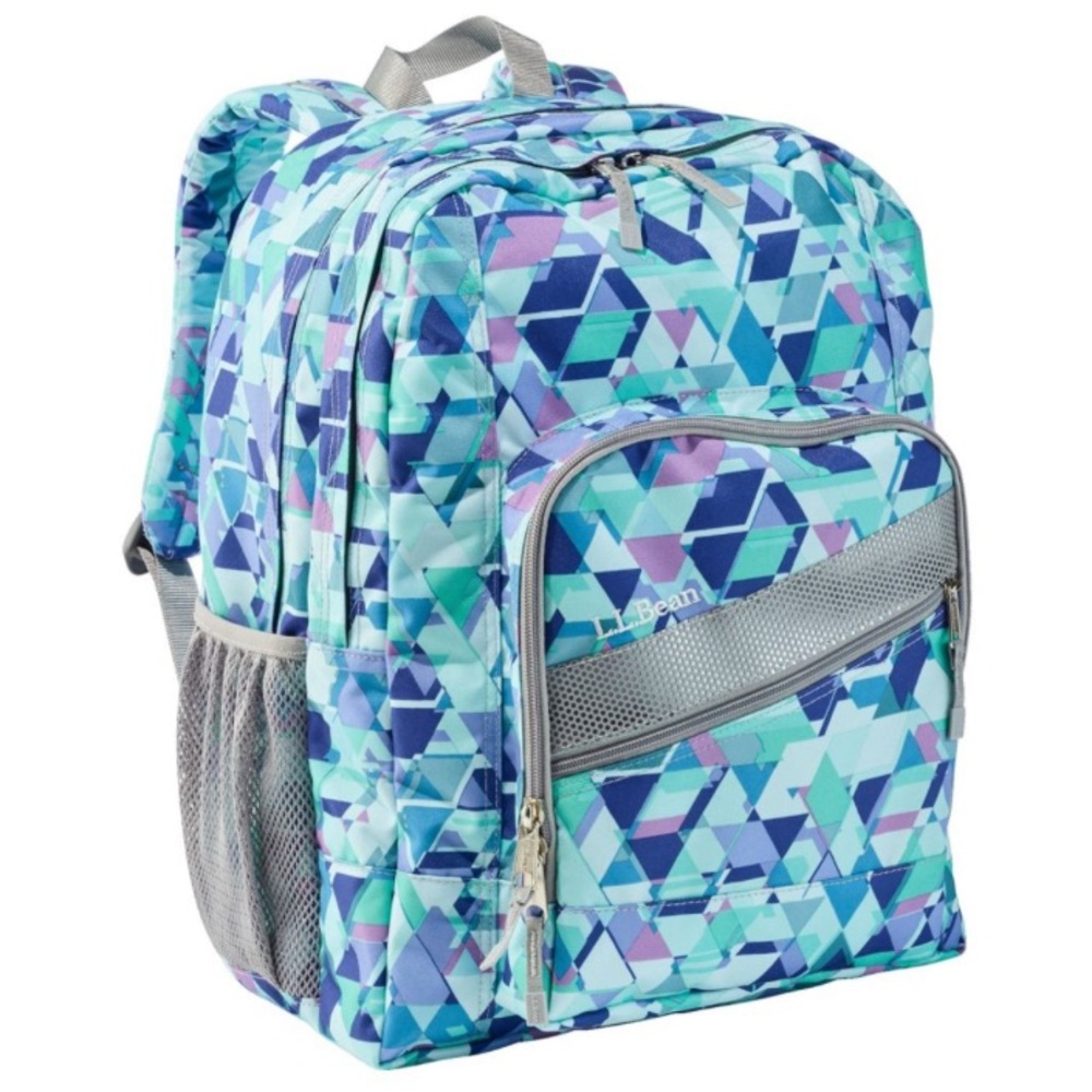 L.L.Bean Deluxe Book Pack 37L,Fresh Mint Prism EUC